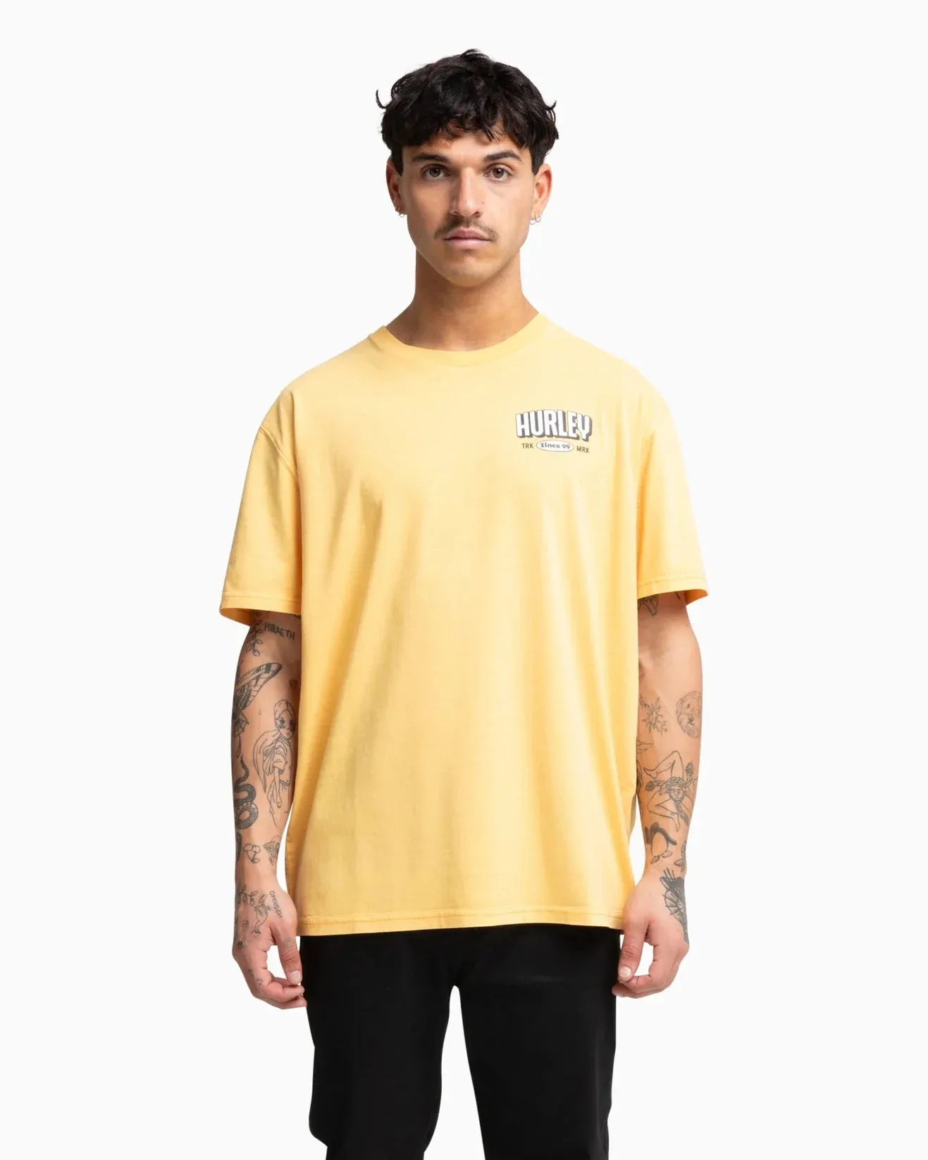 Relentless Tee- Ochre