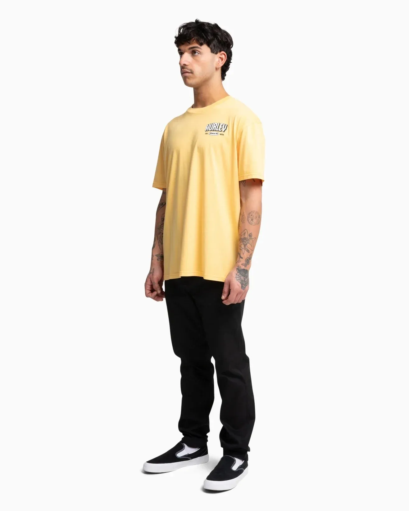 Relentless Tee- Ochre