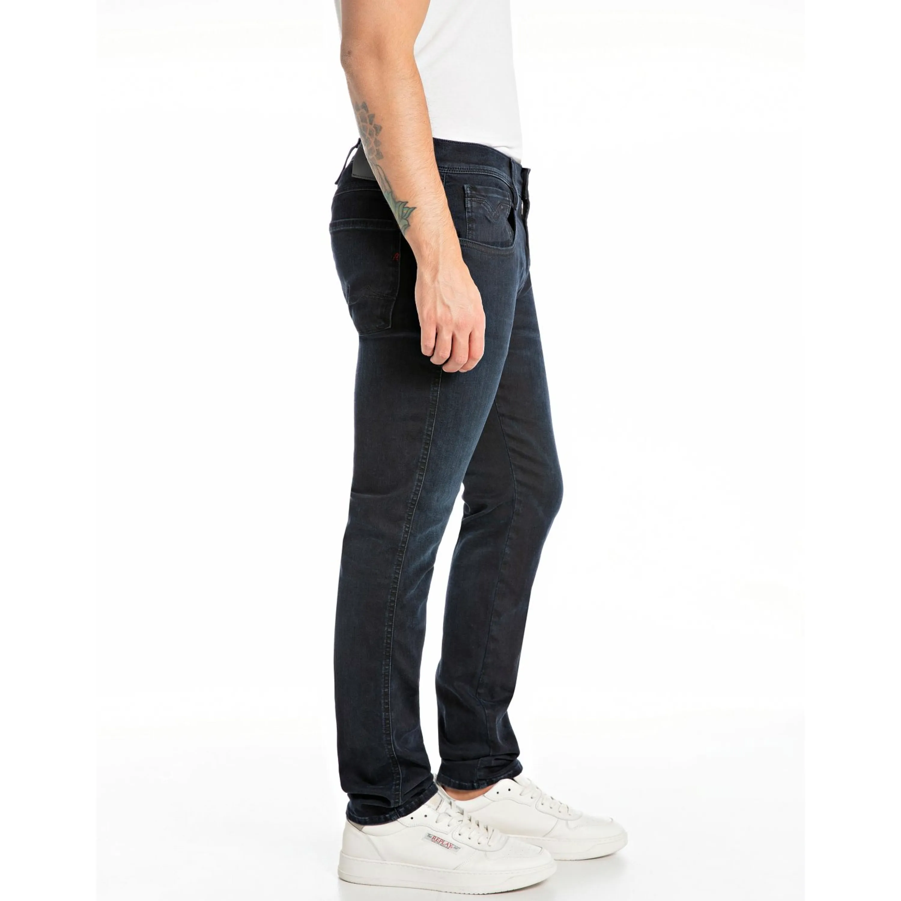 Replay Anbass Slim Fit Jeans - Dark Blue