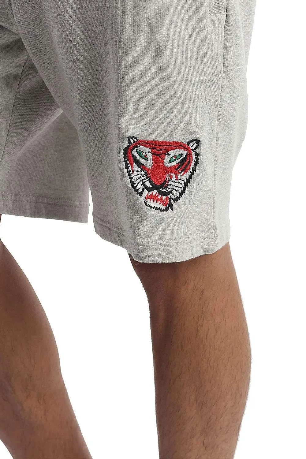 Royal Tiger Embroidered Relaxed Fit Shorts