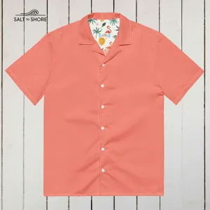 Salt to Shore | Coastal Elegance: Coral Button Shirt