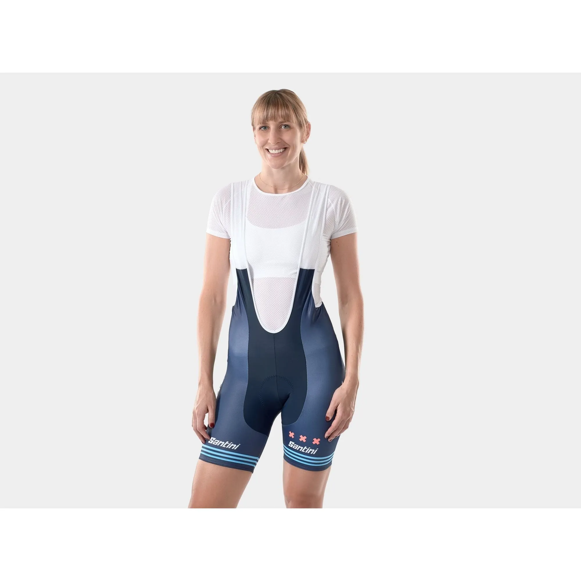 SANTINI TREK FACTORY RACING WOMEN'S CX TEAM REPLICA BIB SHORT