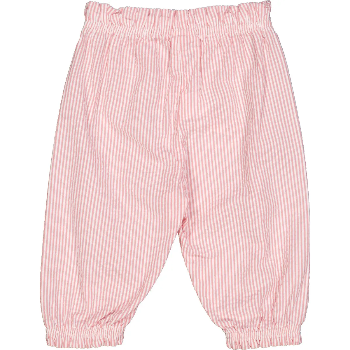Seersucker Stripe Flare Pants