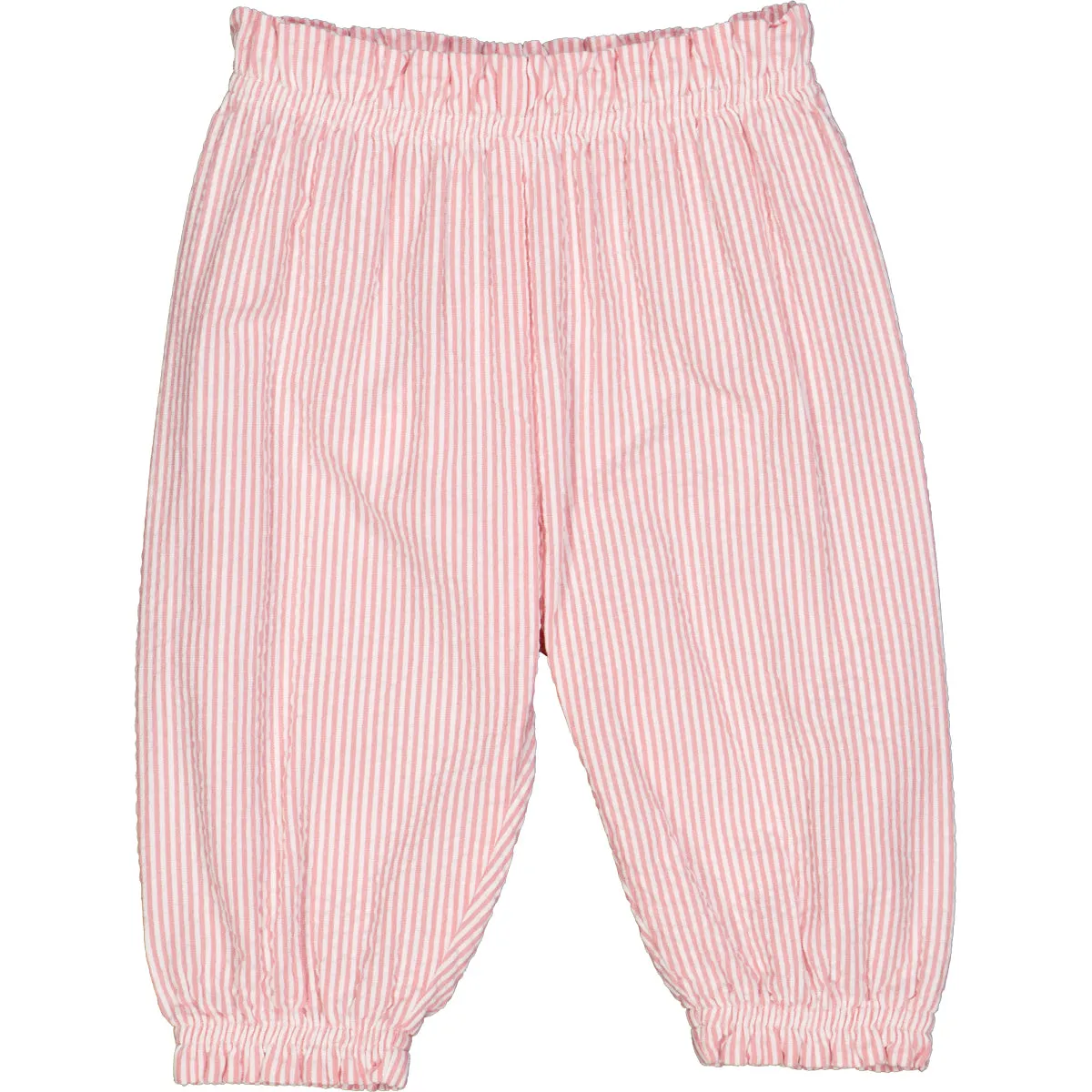 Seersucker Stripe Flare Pants
