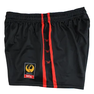 SEKEM FOOTBALL SHORTS MENS WACF SPLICED - BLACK/RED