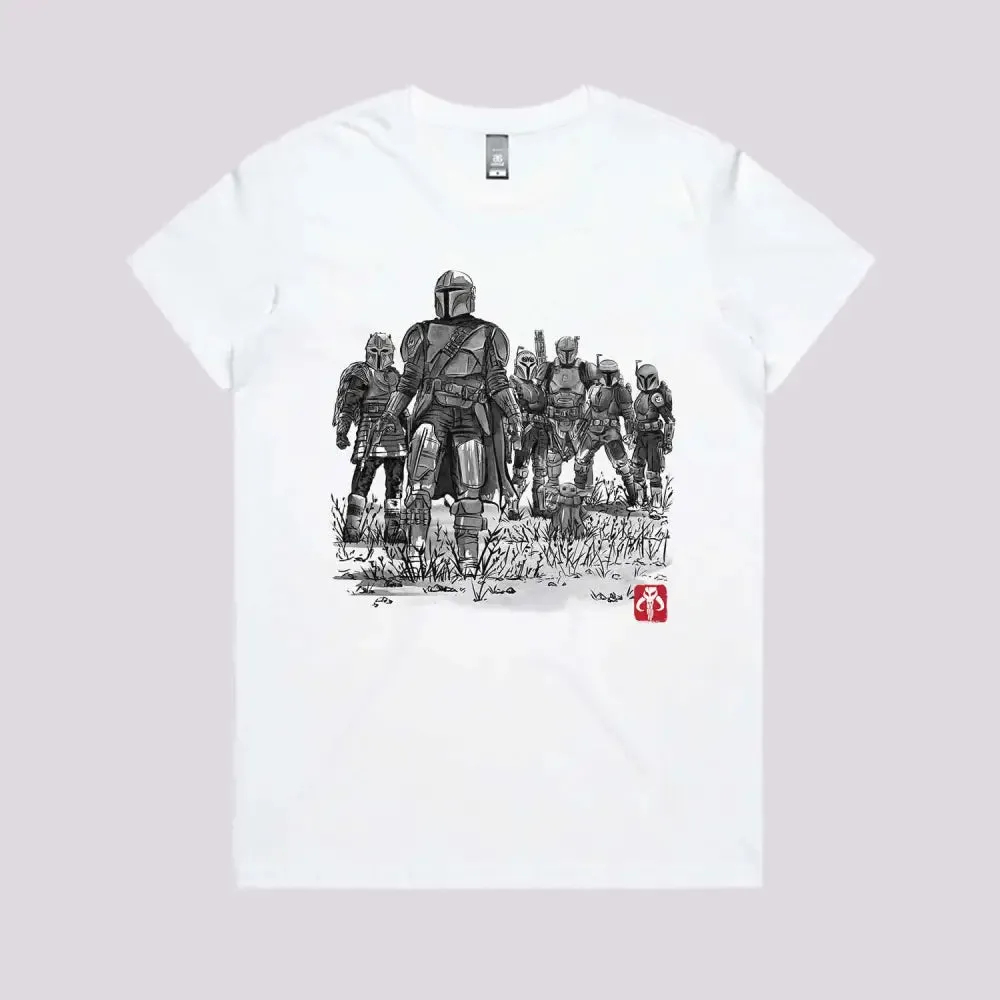Seven Bounty Hunters Sumi-e T-Shirt