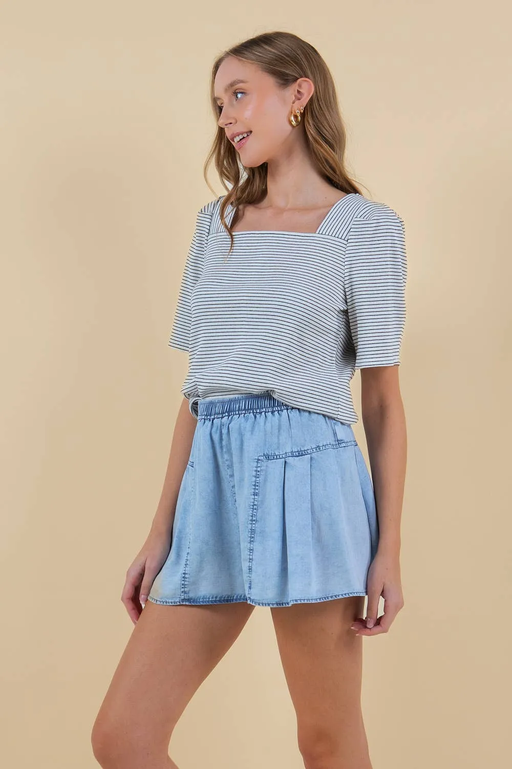 She Sells Seashells Wide Leg Shorts