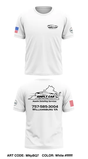 Simply Car Detailing LLC Core Men's SS Performance Tee - MNpBQ7