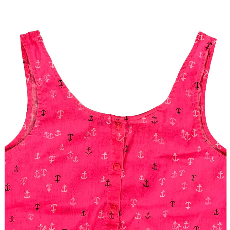 Sleeveless Pink Scoop Neck Size S Women's Tank Top Blouses