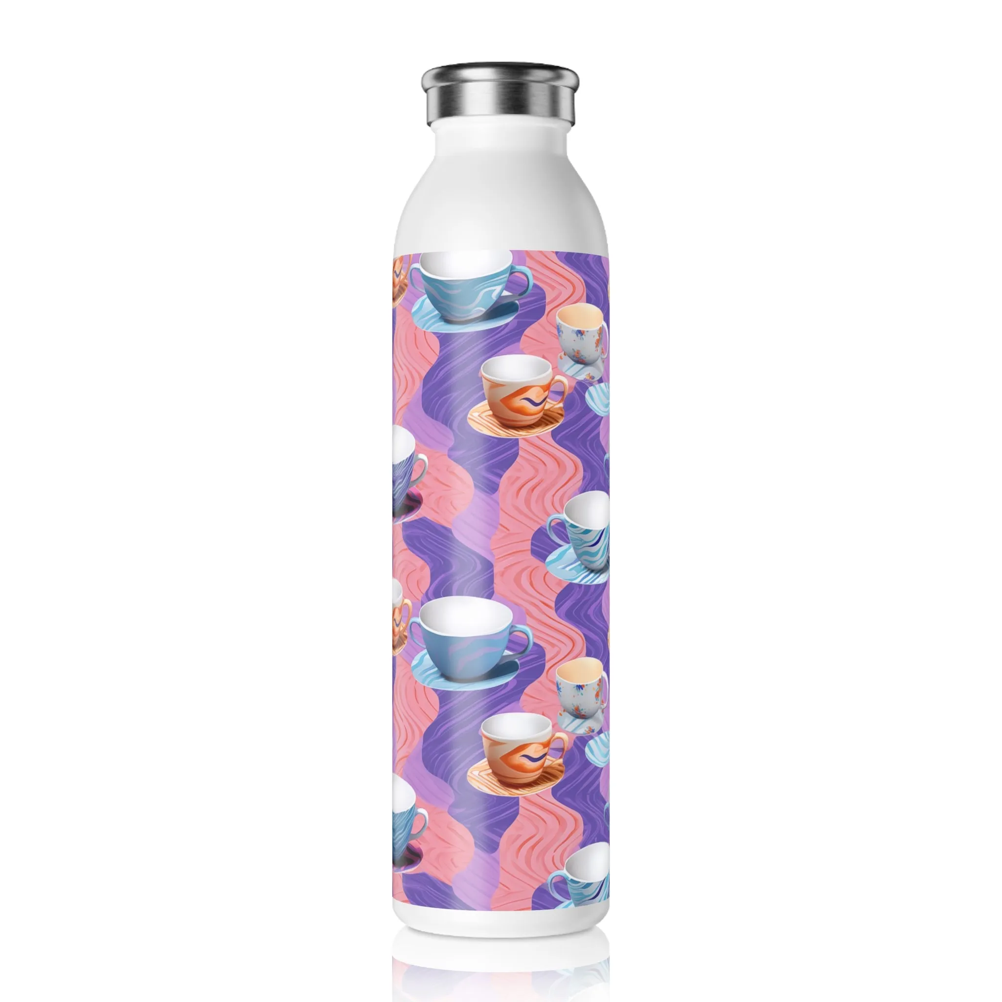 Slim Water Bottle - Emmalina Giverny Coffee Cups