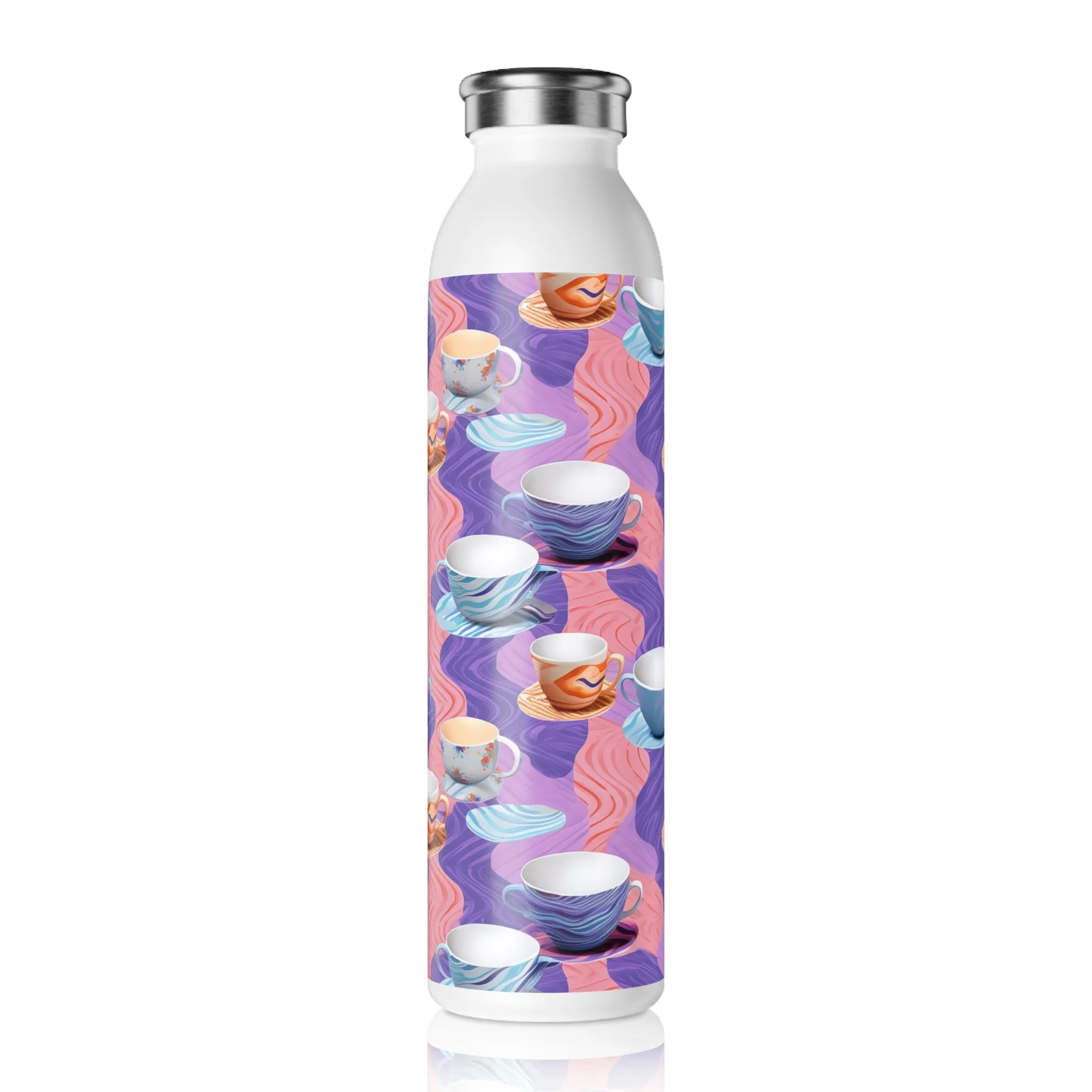 Slim Water Bottle - Emmalina Giverny Coffee Cups
