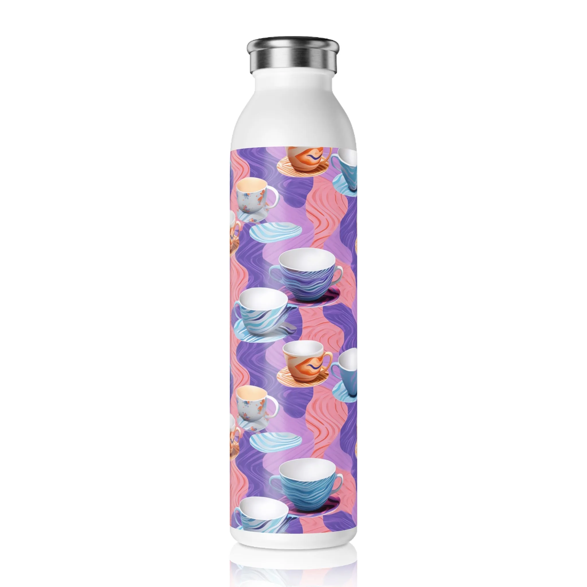 Slim Water Bottle - Emmalina Giverny Coffee Cups