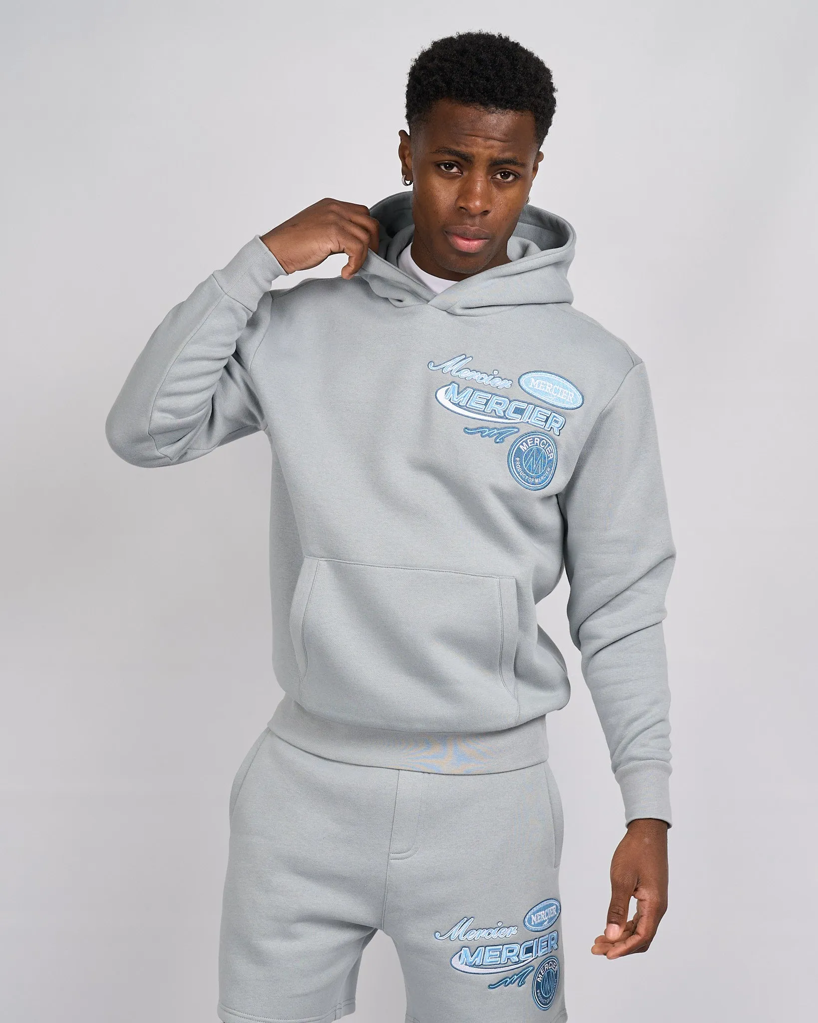 Smoke Blue Mercier Racer Hoodie