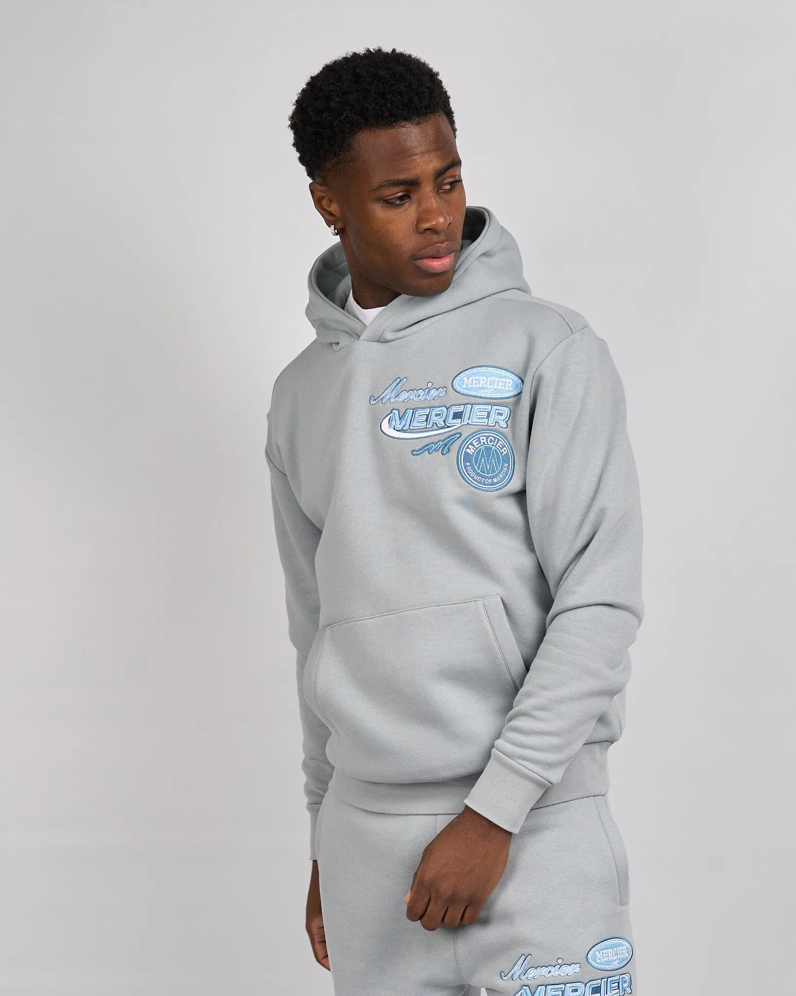Smoke Blue Mercier Racer Hoodie