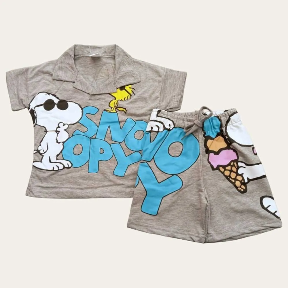 Snoopy Shorts Set 2
