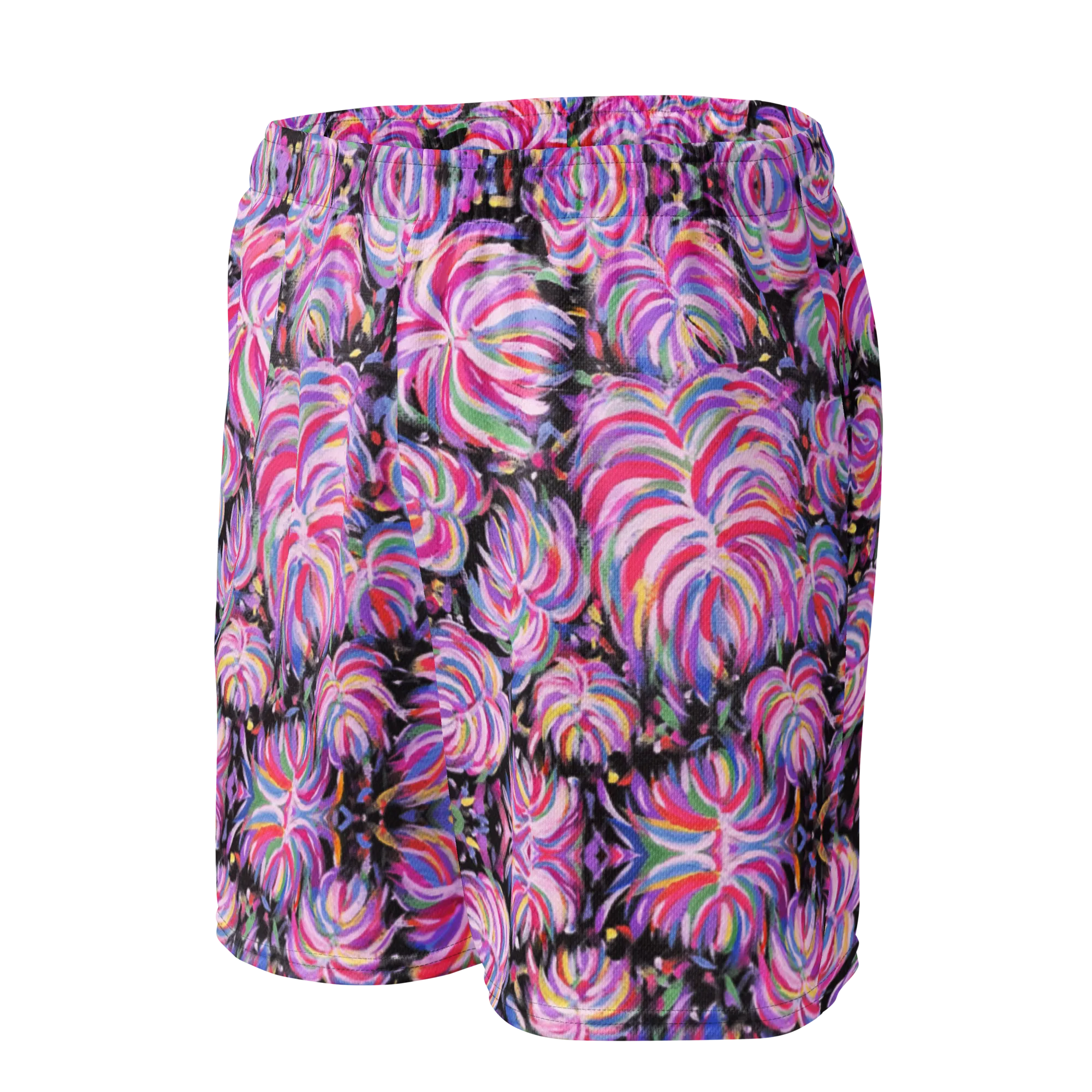Soft Athletic Shorts (100% Recycled Material)- "Fluffy" Design