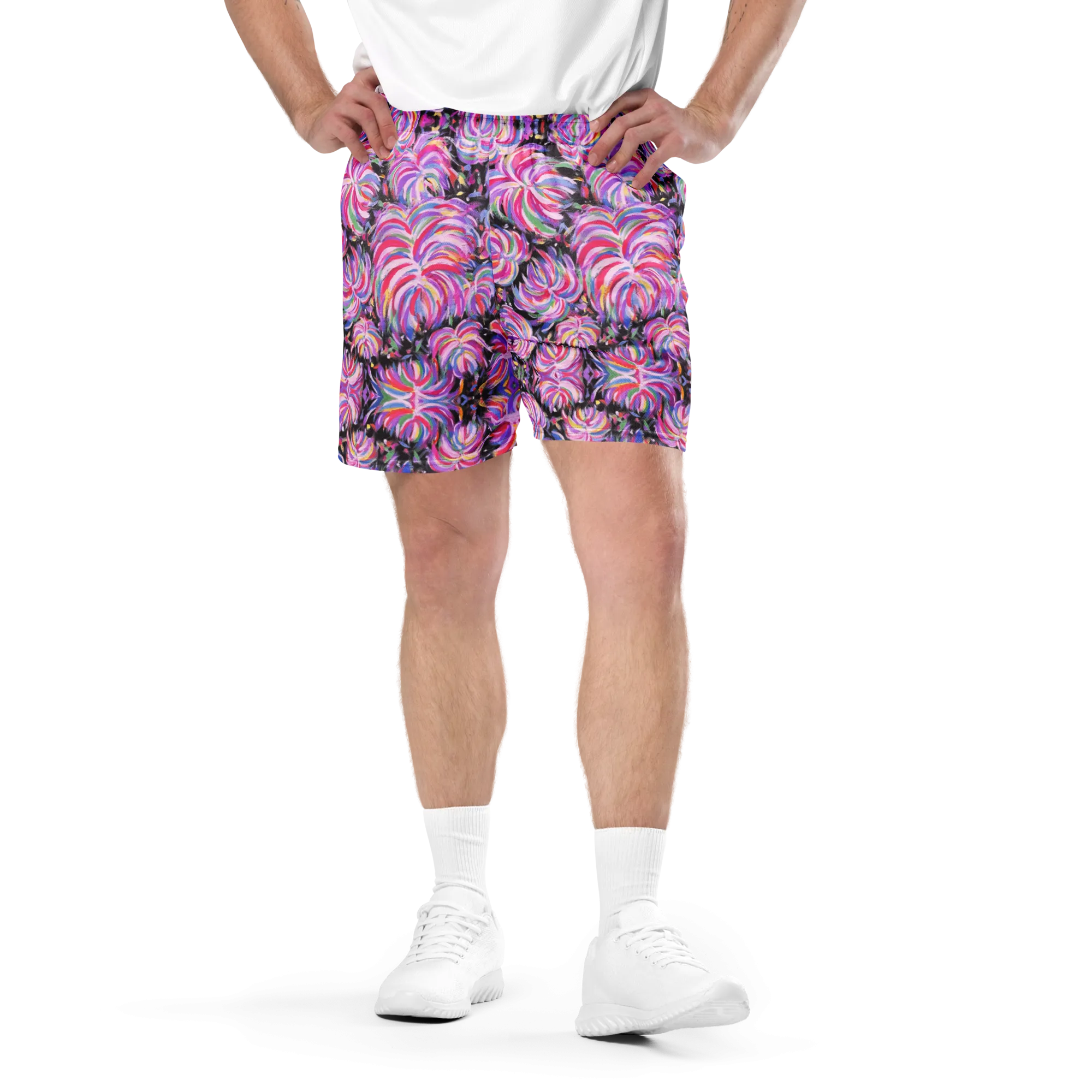 Soft Athletic Shorts (100% Recycled Material)- "Fluffy" Design