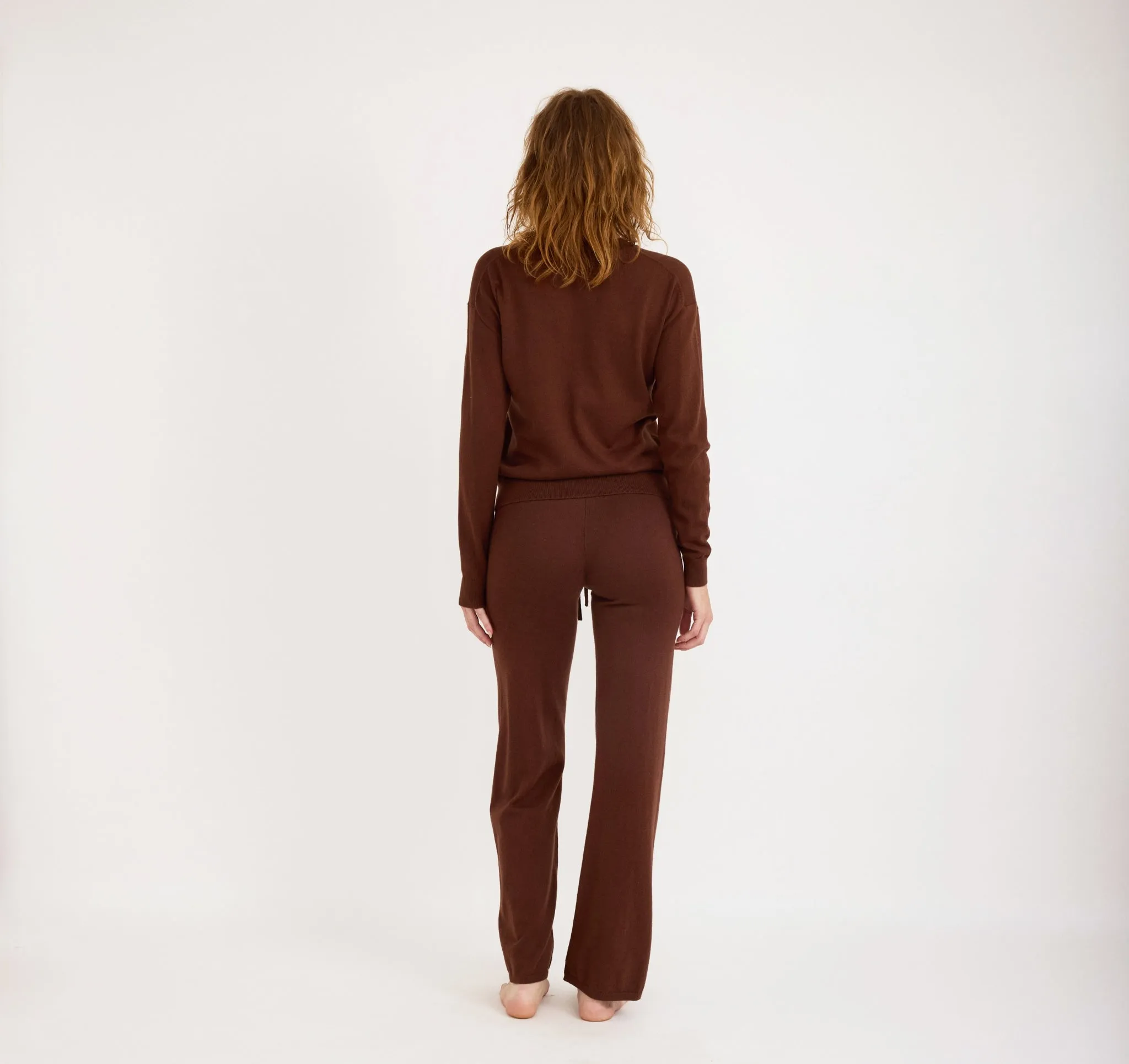 Soft Knit Straight Leg Pants