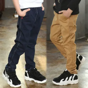 Soild Jean Garcon Regular Kids Keans Boys Jeans Blue Casual Pants Spring Jeans Spring Not Fade Denim Fashion Trousers