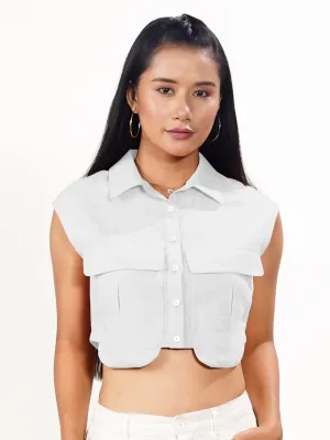 Solid Collared Shirt