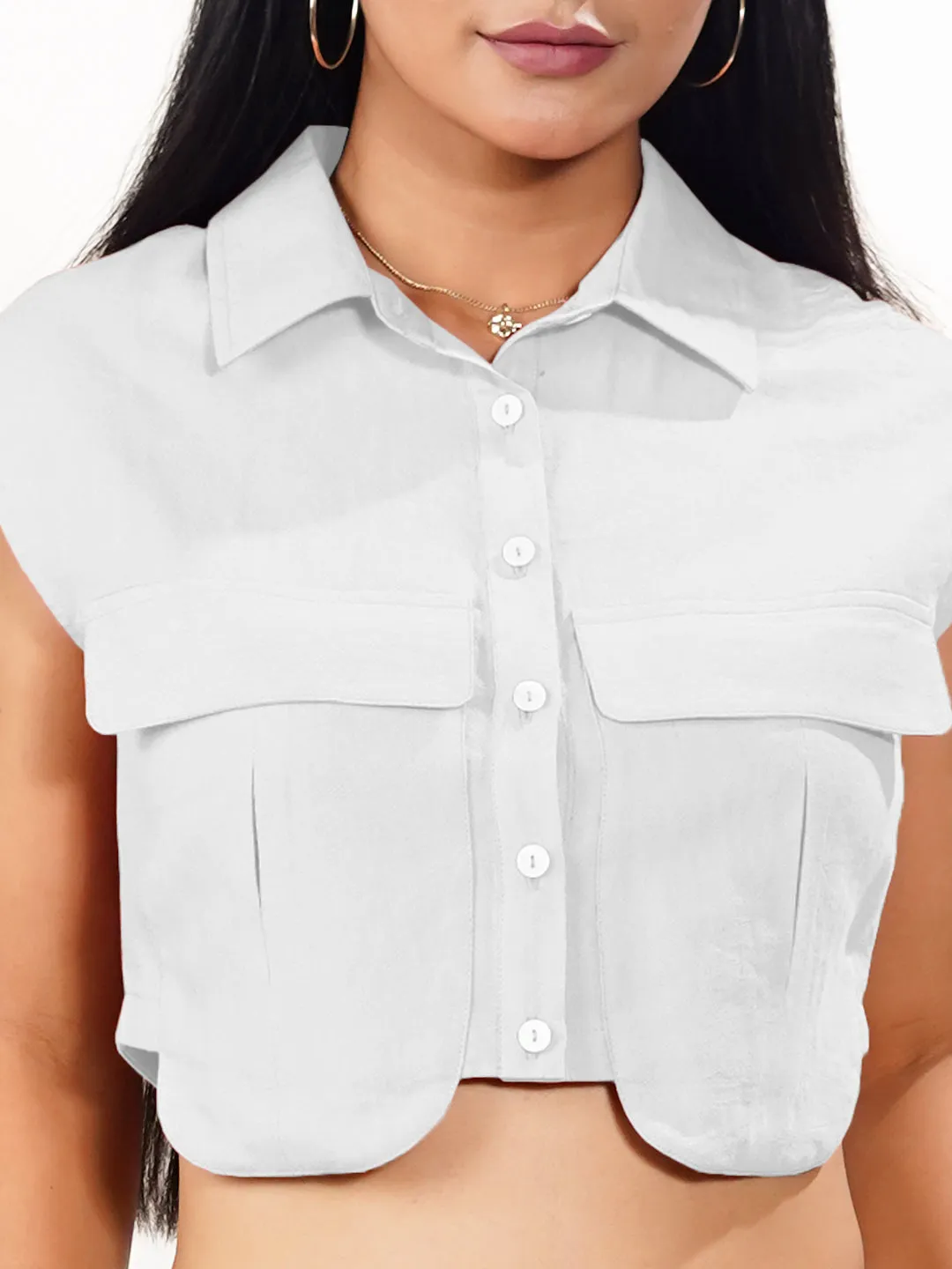 Solid Collared Shirt