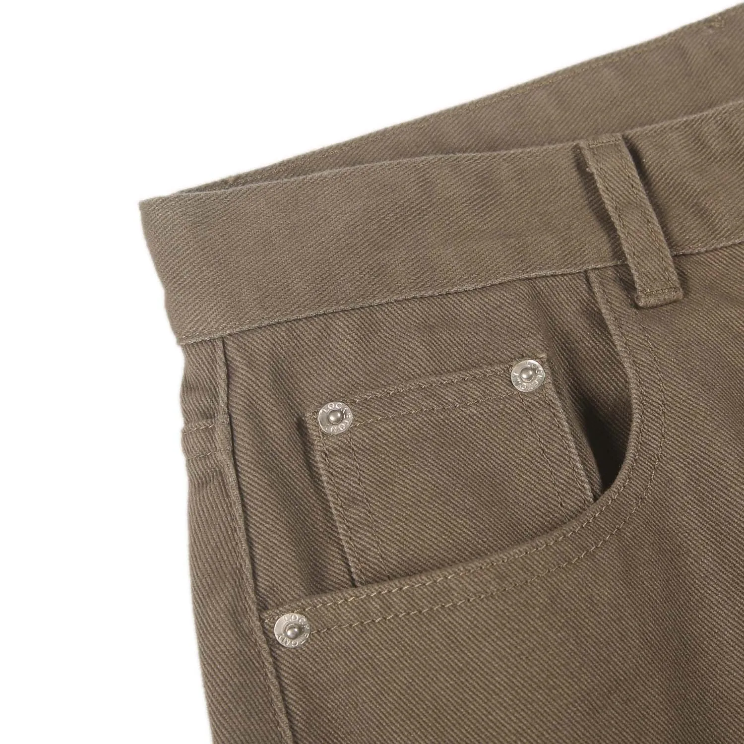 Solid Color Straight Leg Jeans