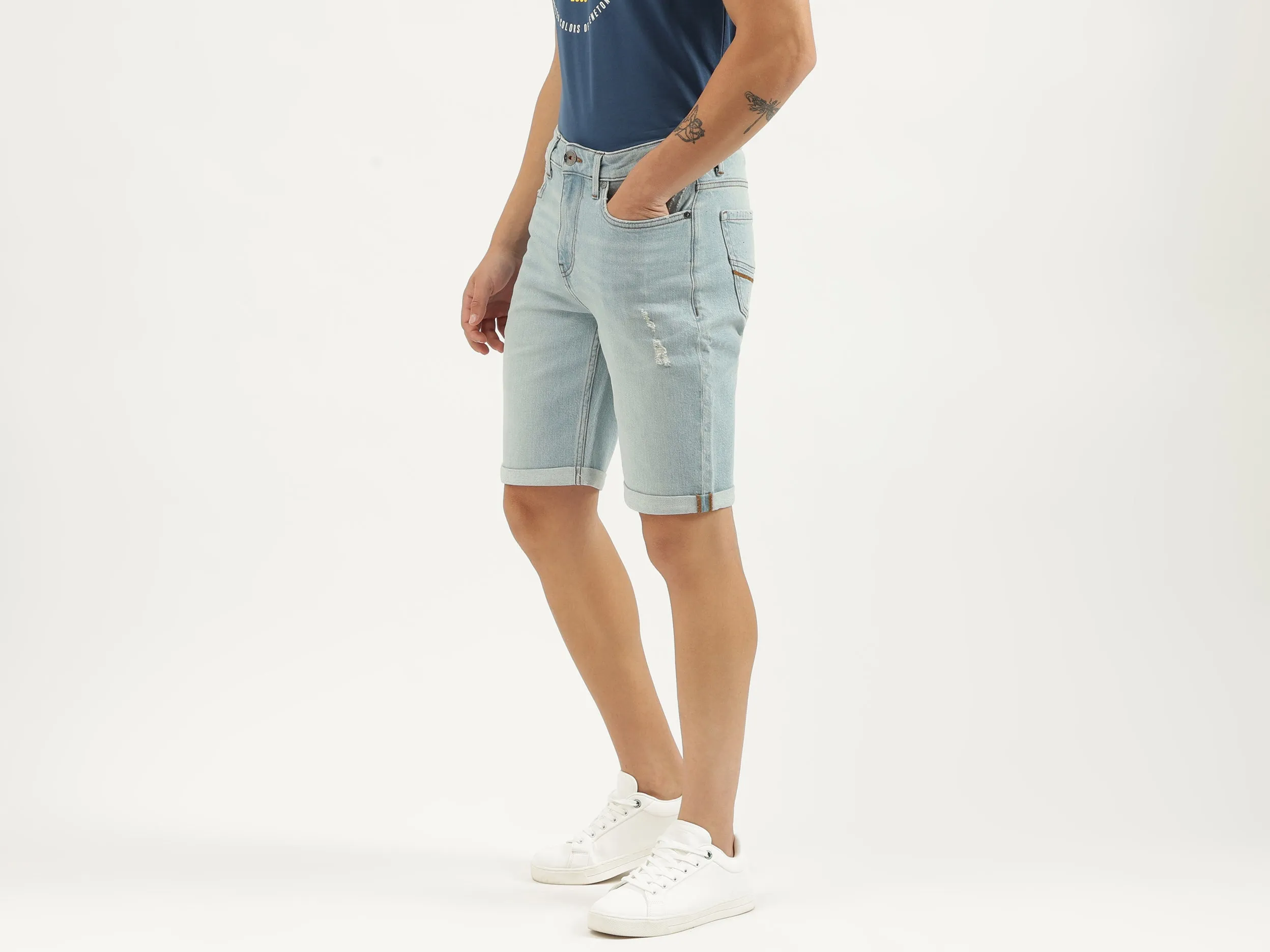 Solid Regular Fit Shorts