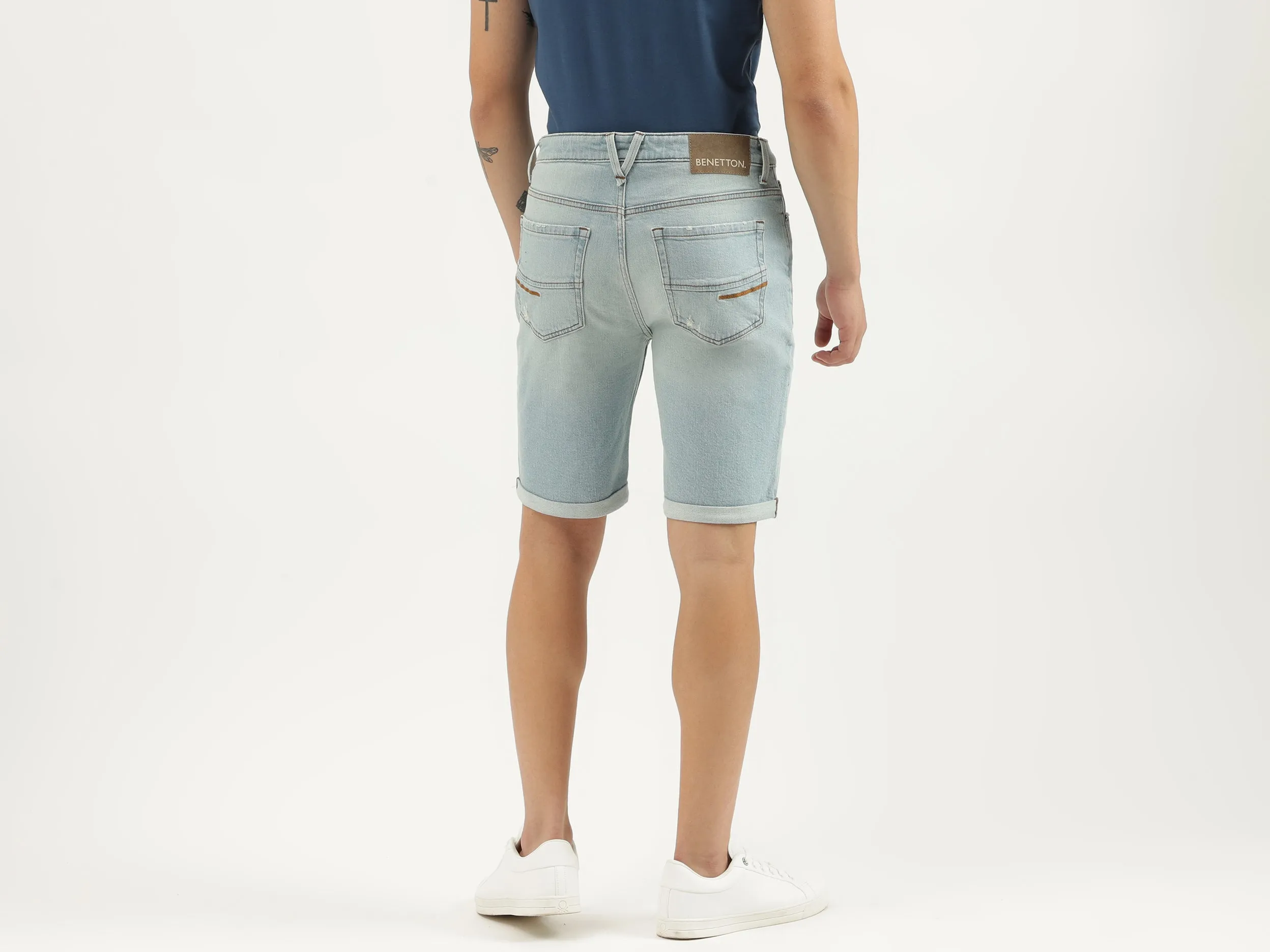Solid Regular Fit Shorts