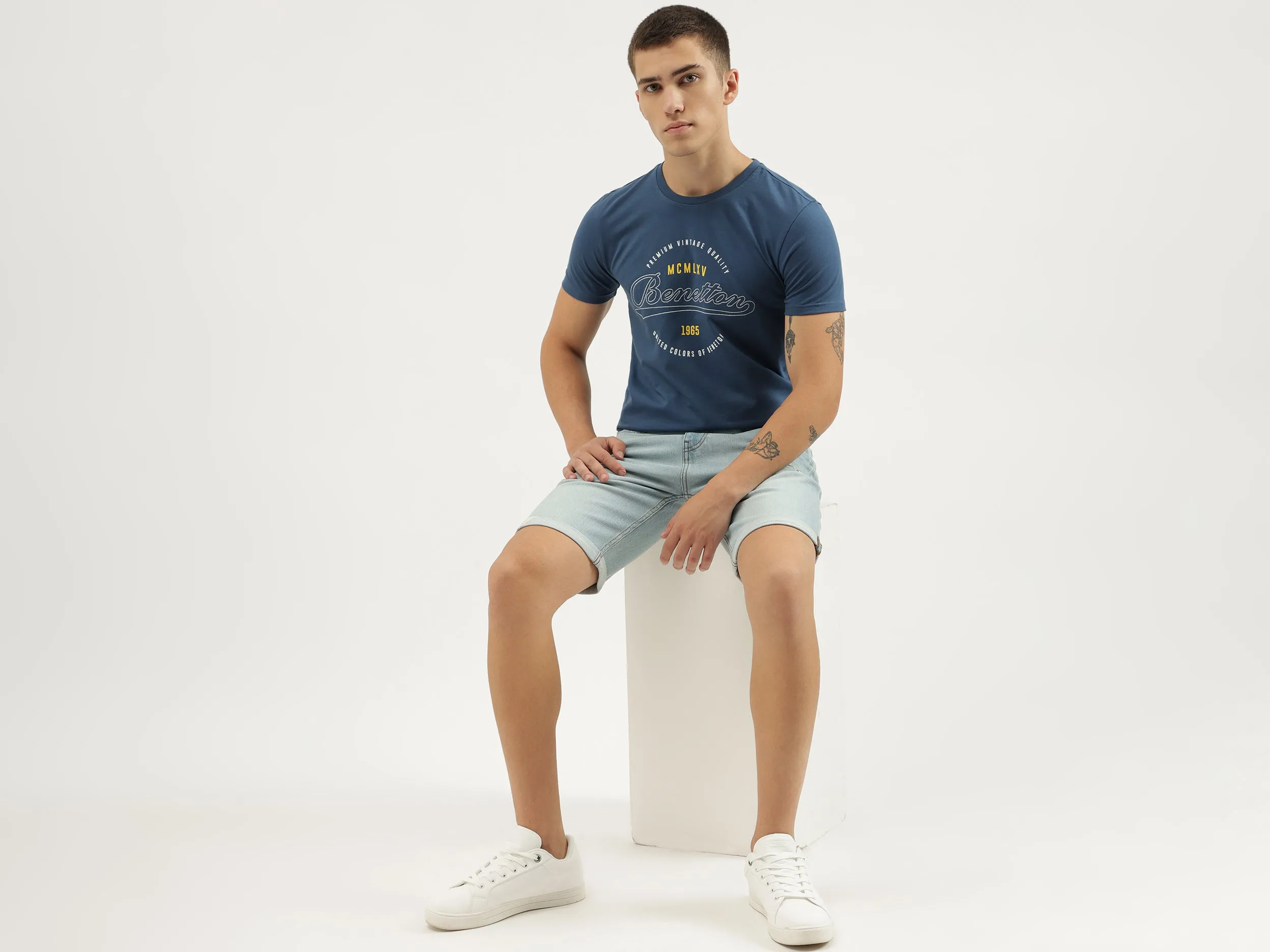 Solid Regular Fit Shorts
