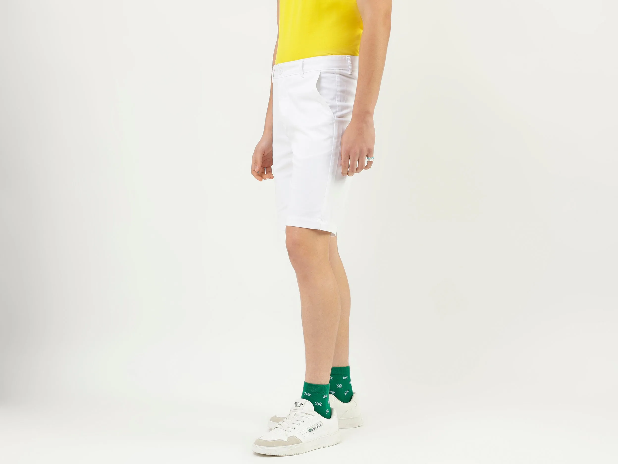 Solid Slim Fit Shorts