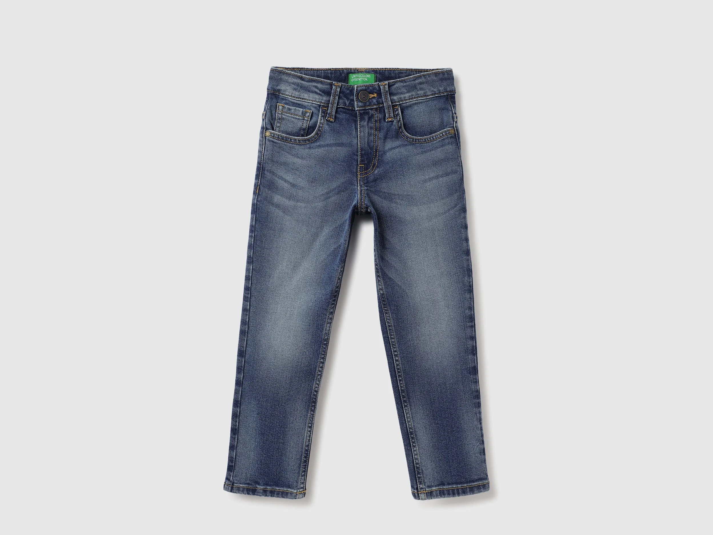 Solid Straight Fit Jeans