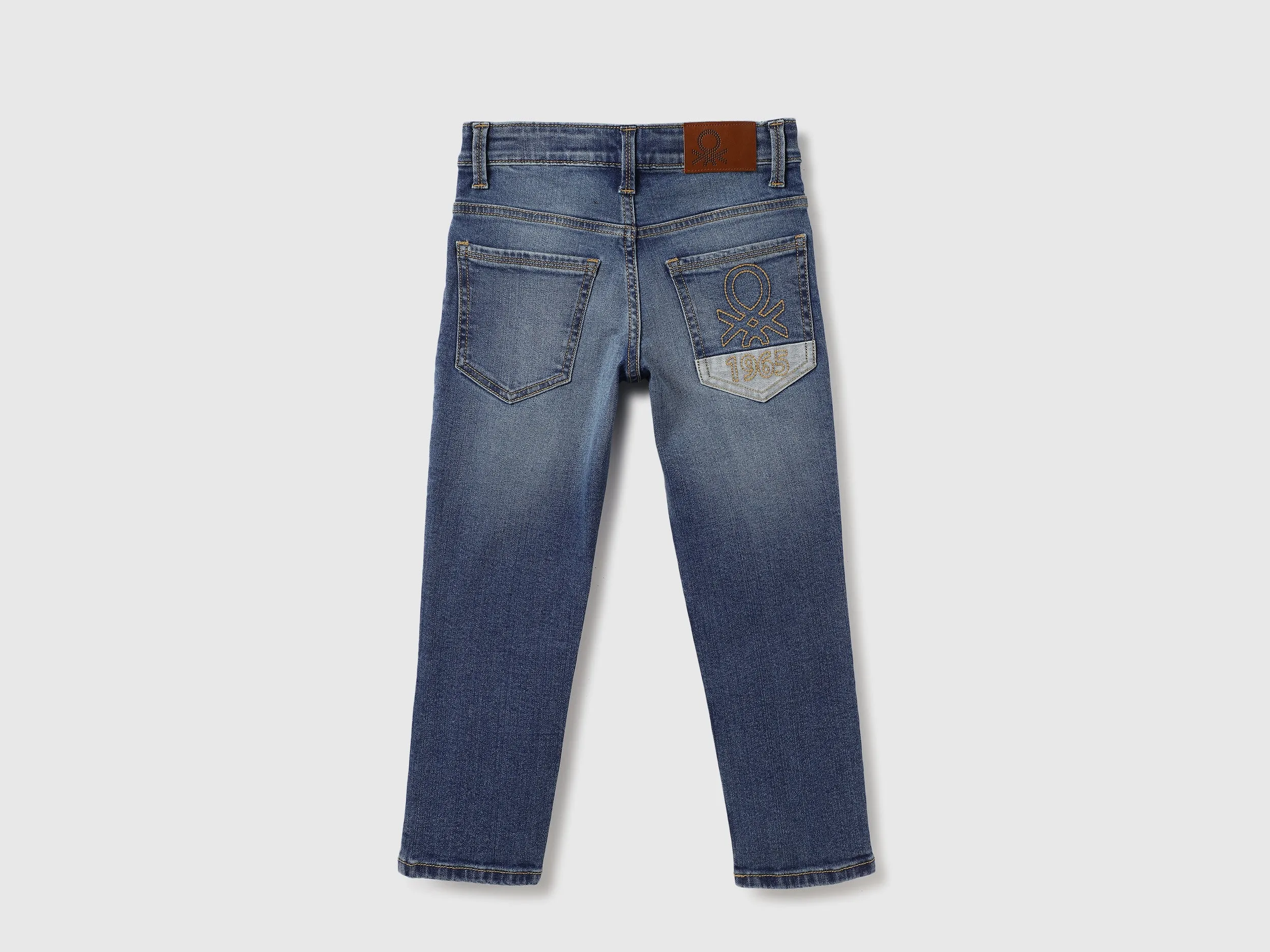 Solid Straight Fit Jeans