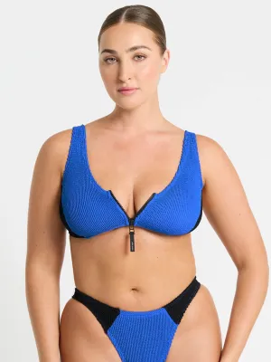 Splice Scout Crop Top in Cobalt/Black