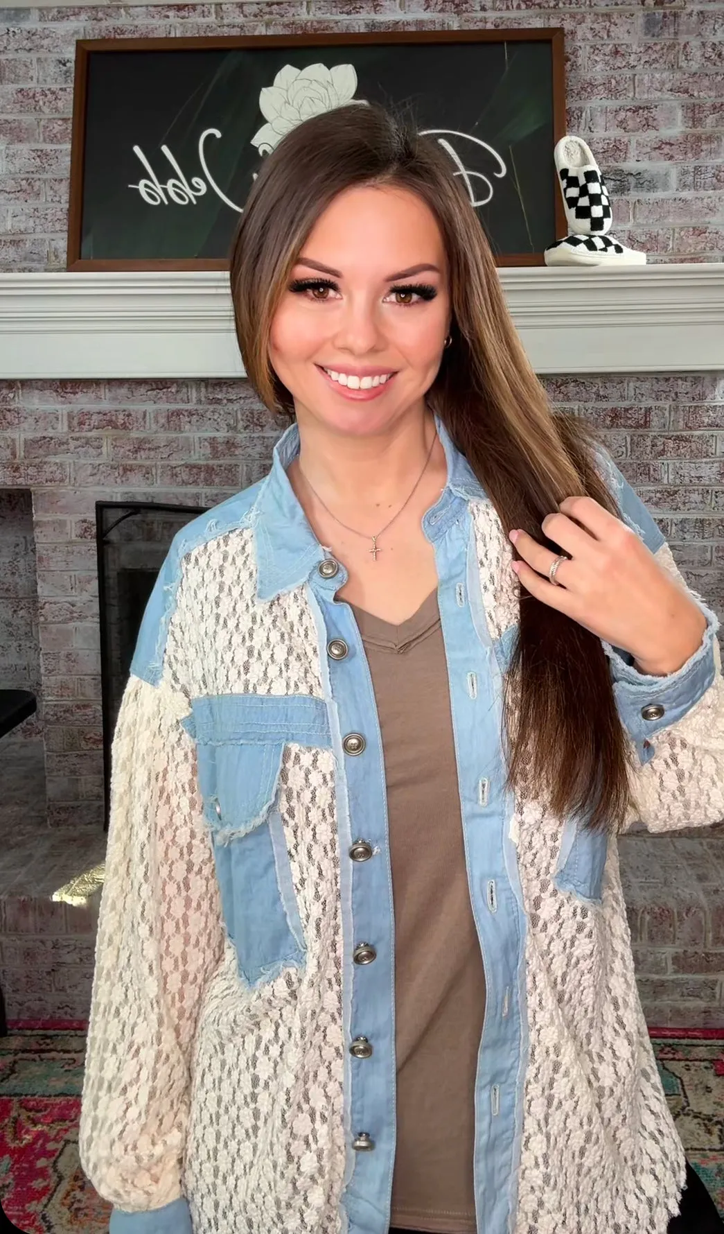 Spring Blues Button Up (POL)