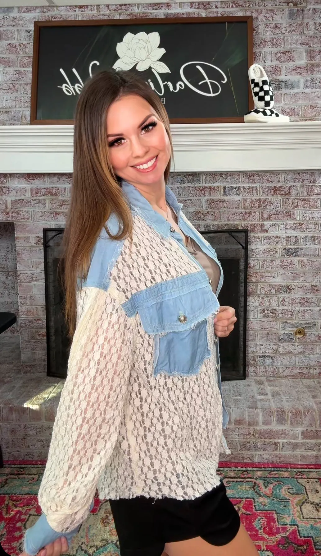 Spring Blues Button Up (POL)