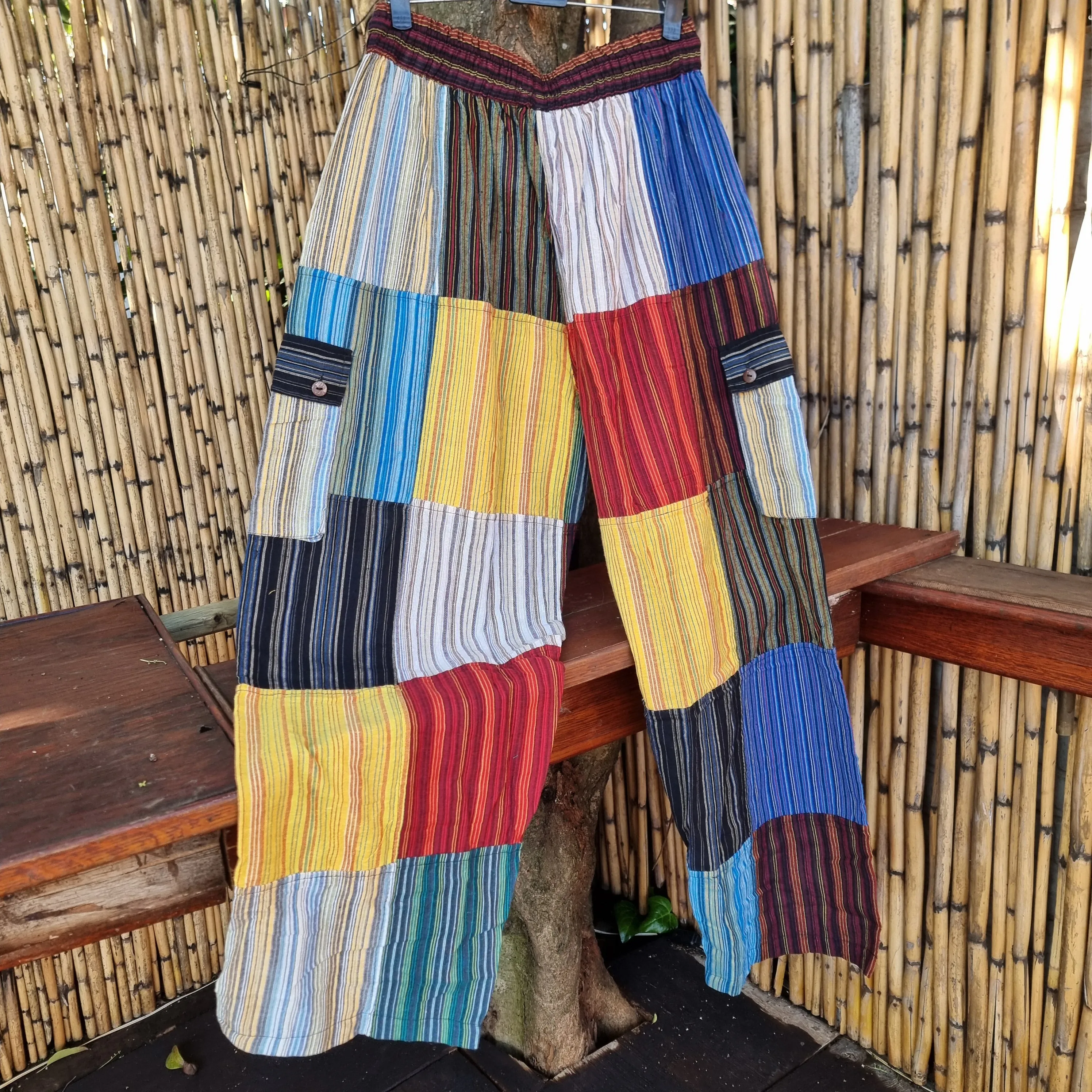Sri Flora Patchwork Pants