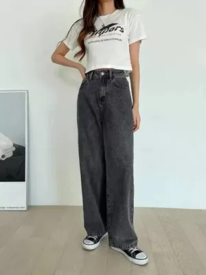 Stonewash Supreme Straight Leg Denim