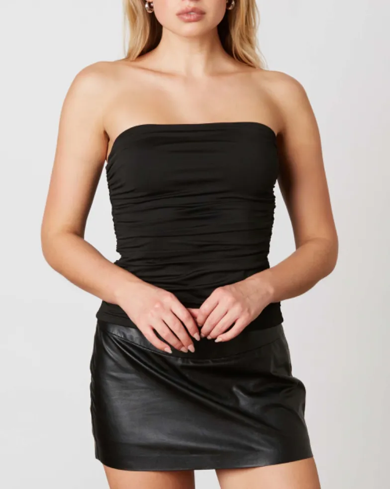 Strapless Ruched Top