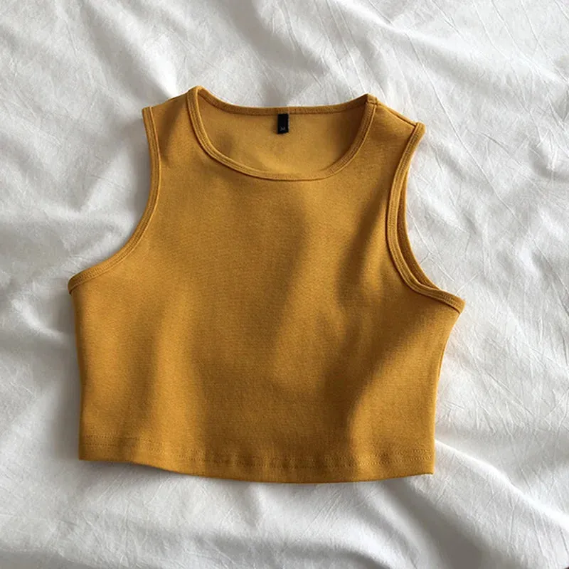 Summer Retro Crop Top for Women