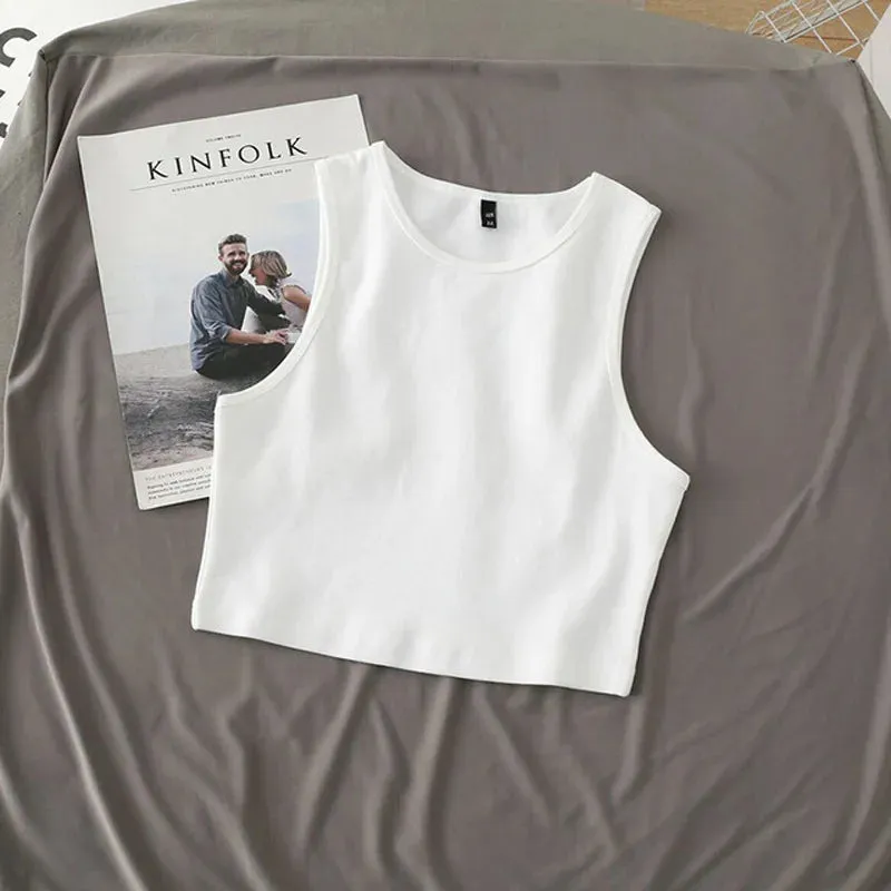 Summer Retro Crop Top for Women