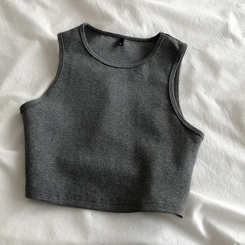 Summer Retro Crop Top for Women