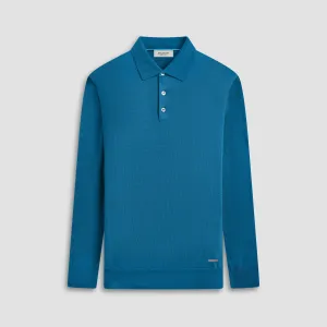 Super Merino Solid Polo Sweater