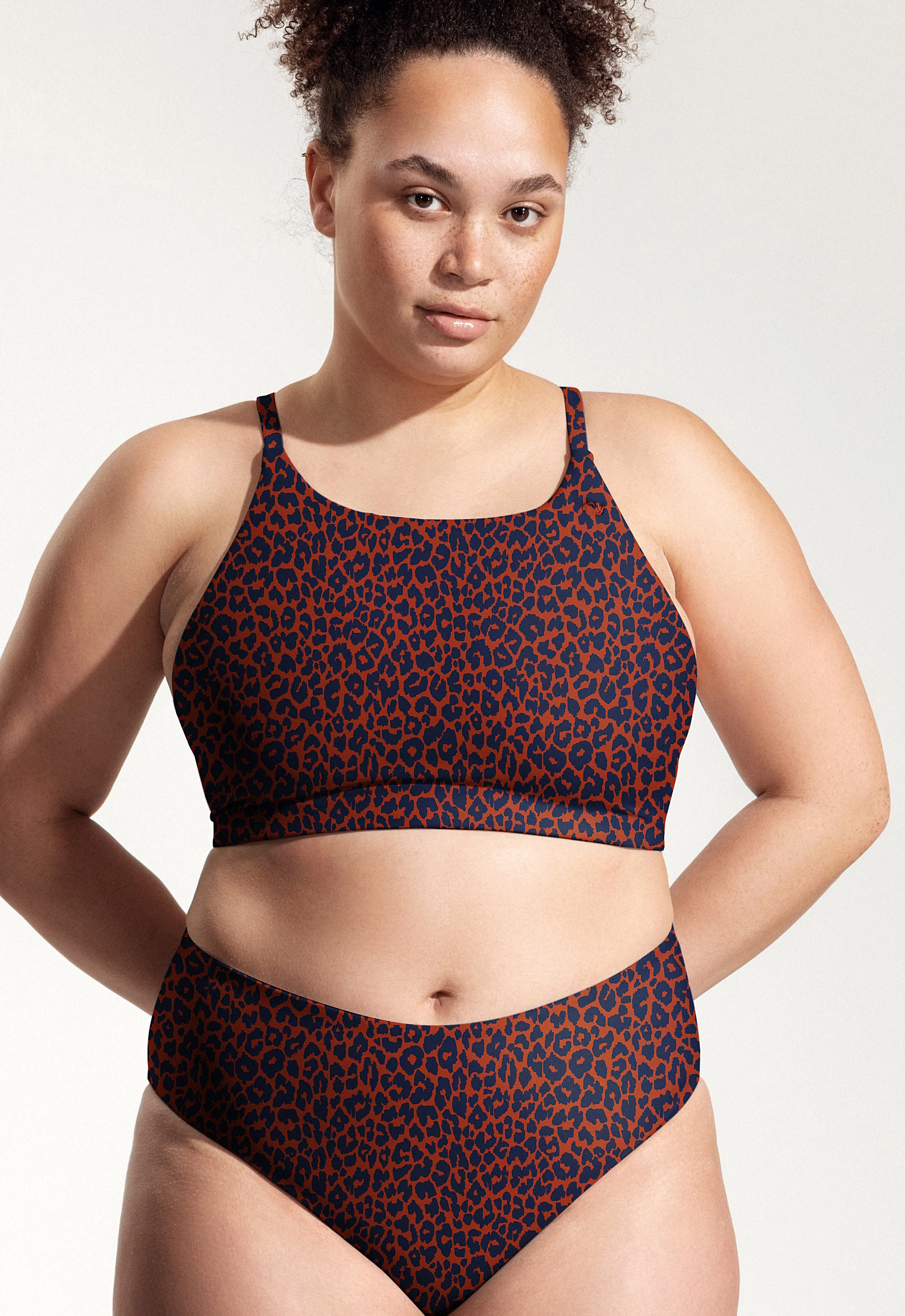 Surf Bikini Oberteil „Goby“ in Cool Cat Print