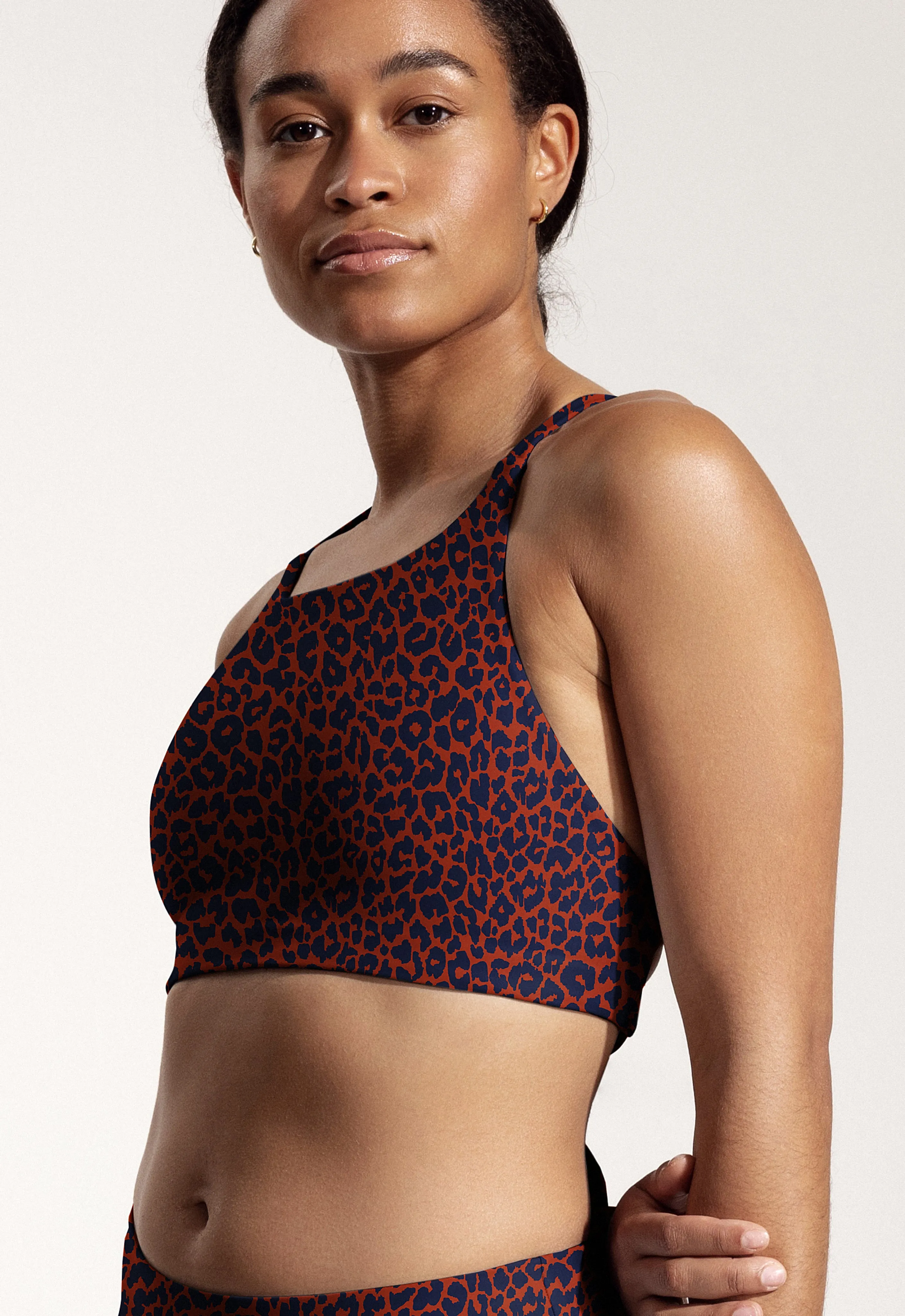 Surf Bikini Oberteil „Goby“ in Cool Cat Print