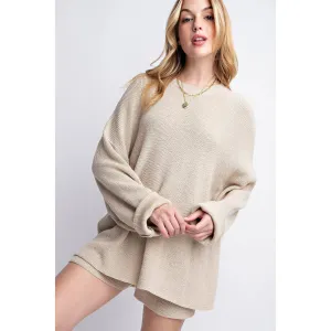 SWEATER SHORT SET