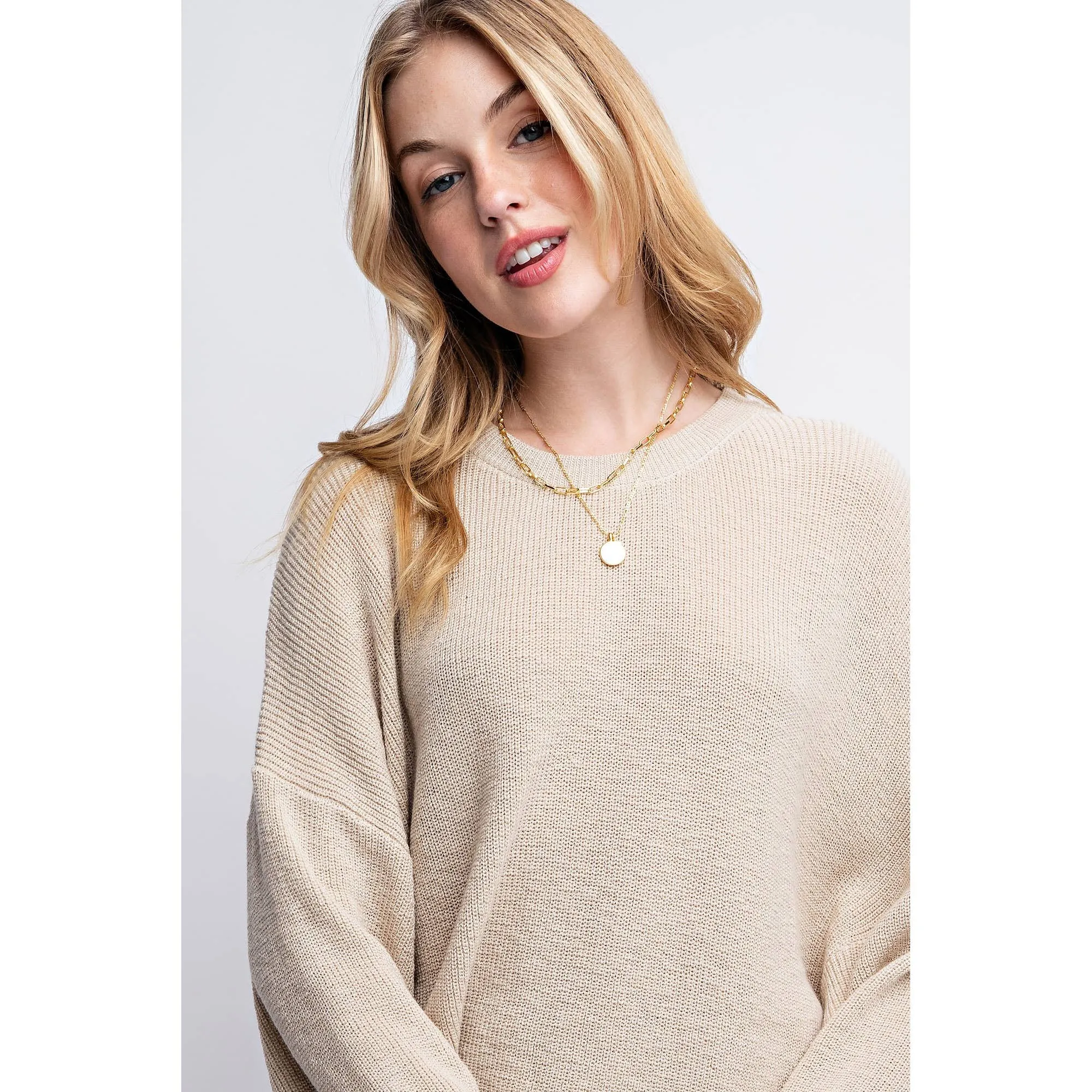 SWEATER SHORT SET