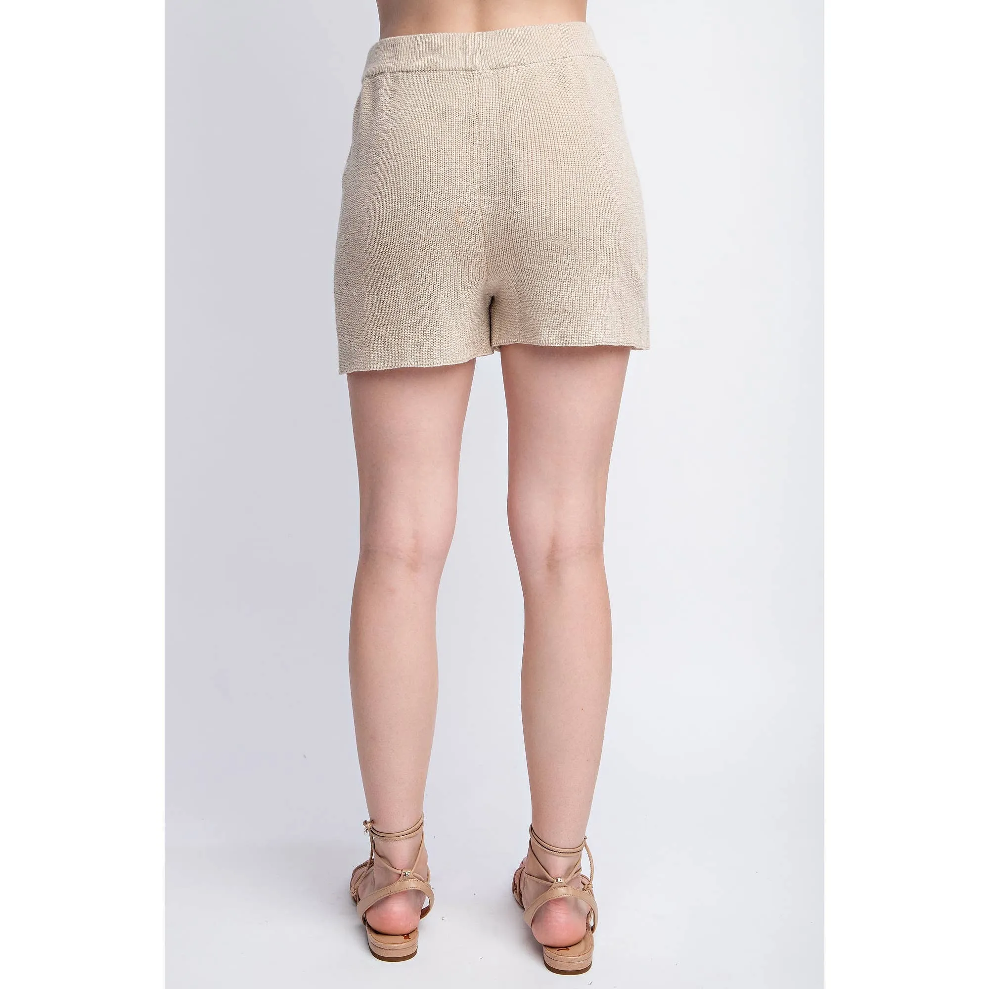 SWEATER SHORT SET