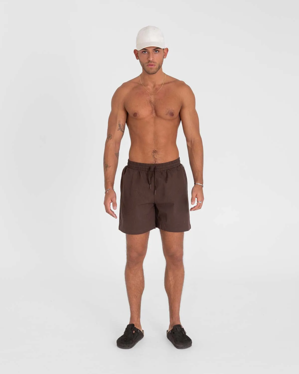 Swim Shorts Brown