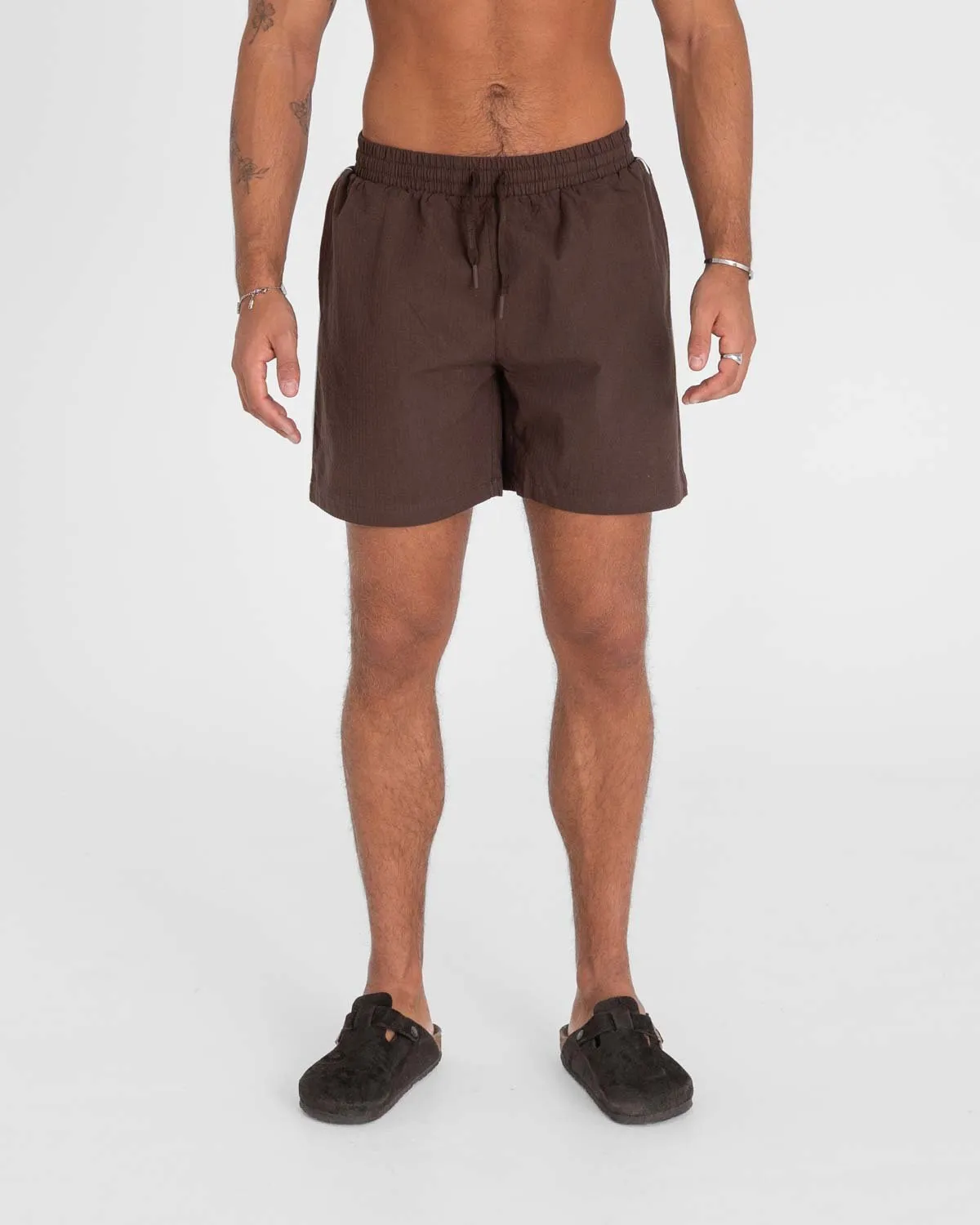 Swim Shorts Brown