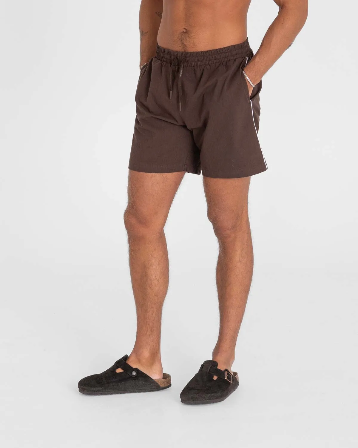 Swim Shorts Brown